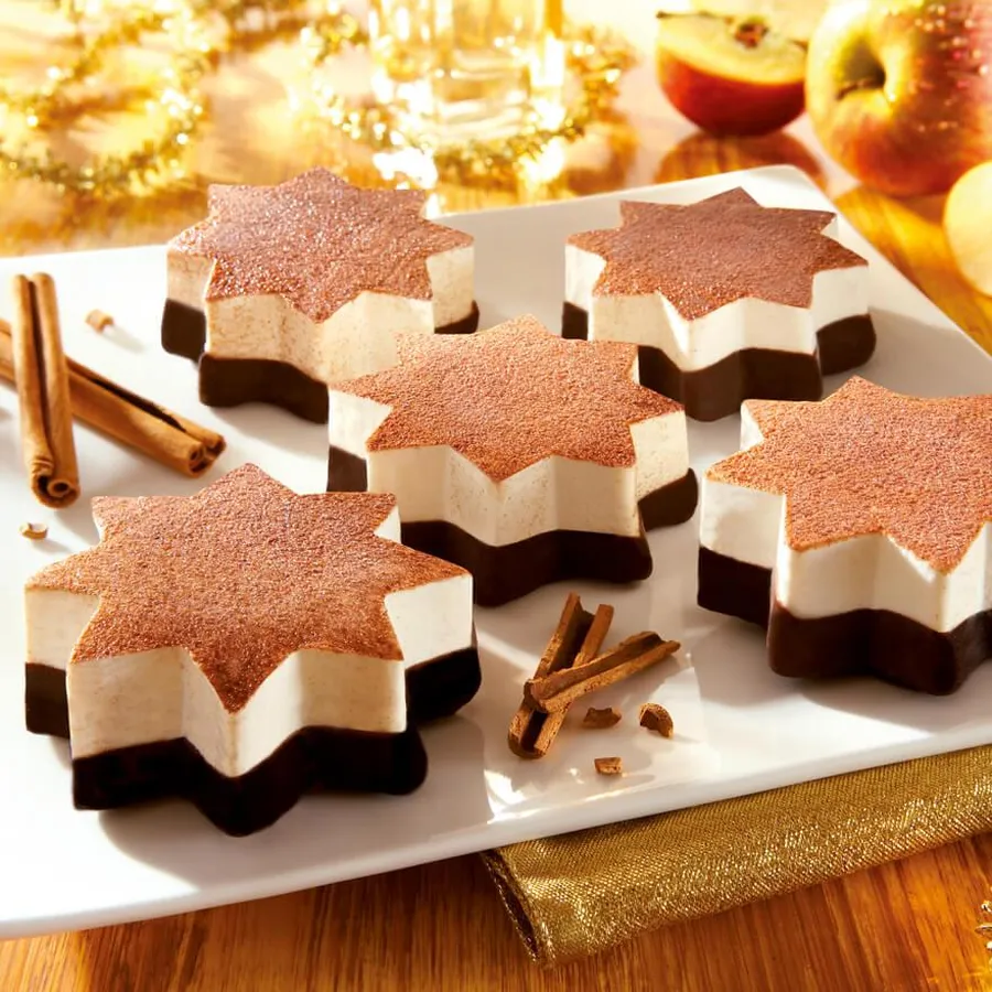 Zimt-Apfel-Eissterne